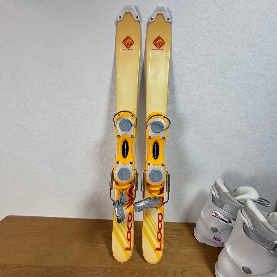 美品 レディースショートスキーセット　ファンスキー　Hart 25-25.5cm