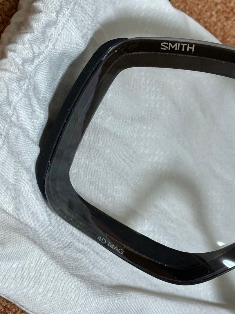 【さらに値下げ！】SMITH 4D MAGゴーグル レンズ3枚 ケース延長ベルト