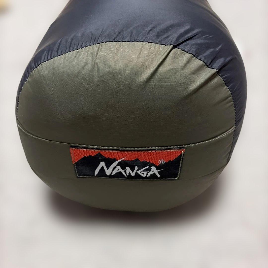 NANGA ナンガ　オーロラテックス　600DX カーキ　ロング　シュラフ