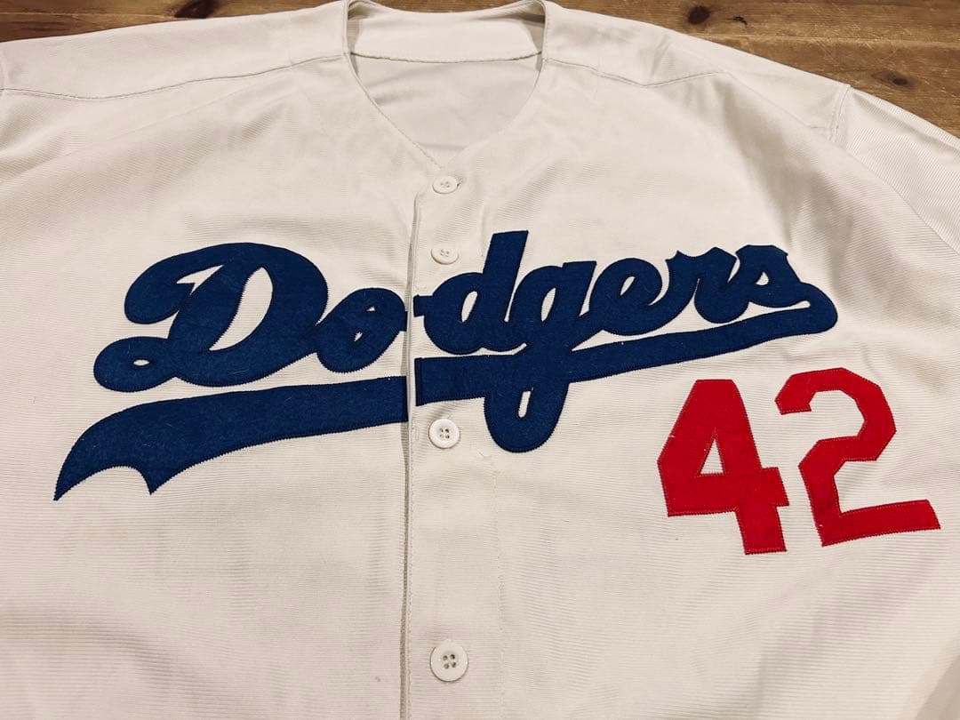 ユニフォーム 古着 70s Dodgers ドジャース ジャッキー・ロビンソン
