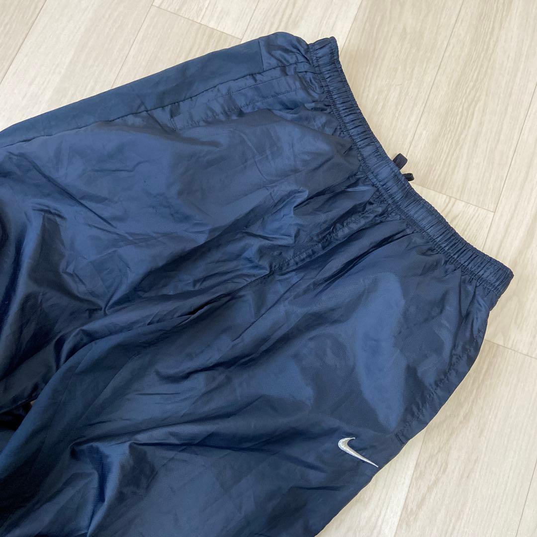 NIKE ナイキ L ナイロンセットアップ 紺色
