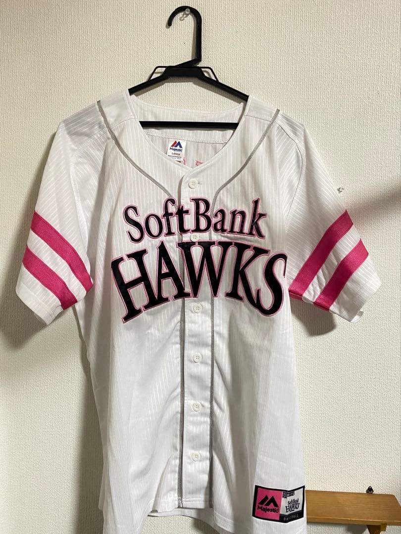 ソフトバンクホークス　柳田悠岐　レプリカユニフォーム　Lサイズ