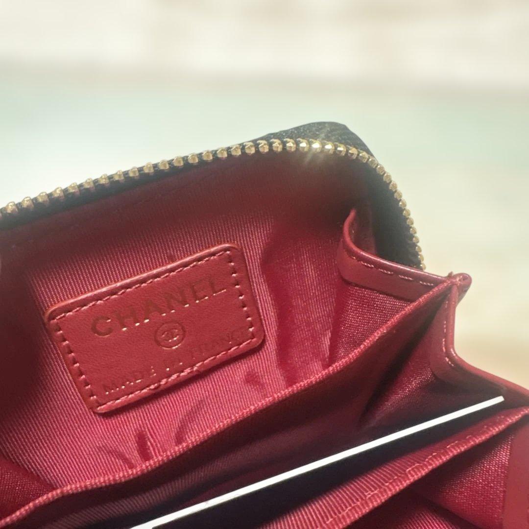 CHANEL レザーミニ財布 ノベルティ