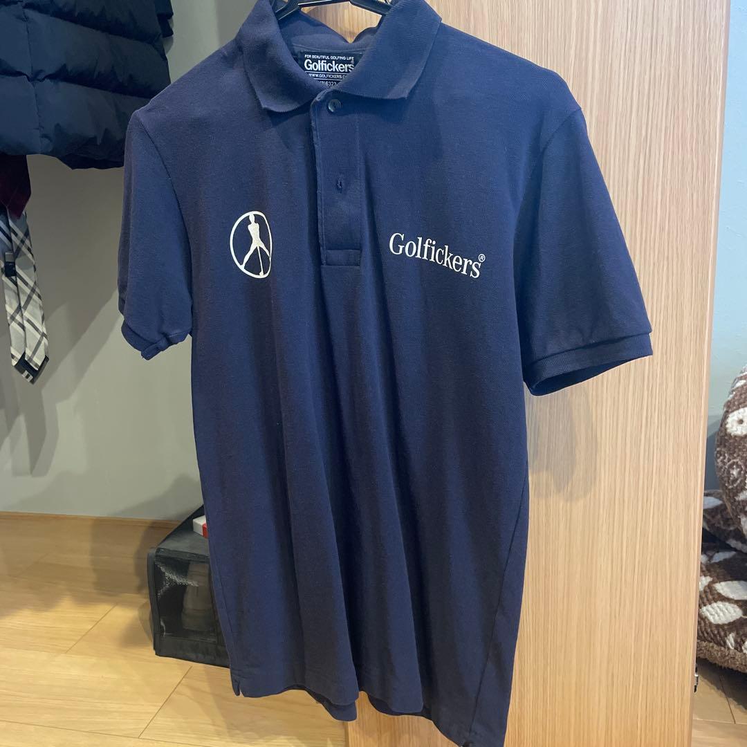 Golfickers ゴルフシャツ S ネイビー