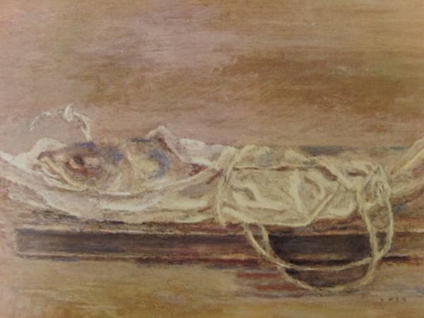坂本 繁二郎、鮭、希少画集画、新品額装付