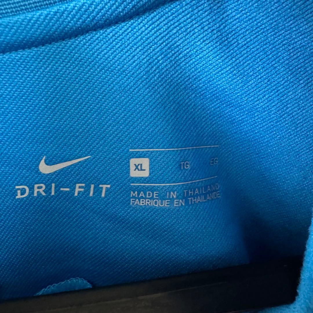 NIKE/ナイキ バルセロナ ハーフジップトップス XL/ブルー/ストライク