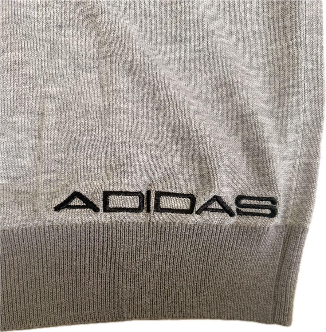 【新品】アディダス　ゴルフ　ニット　グレー　2XL
