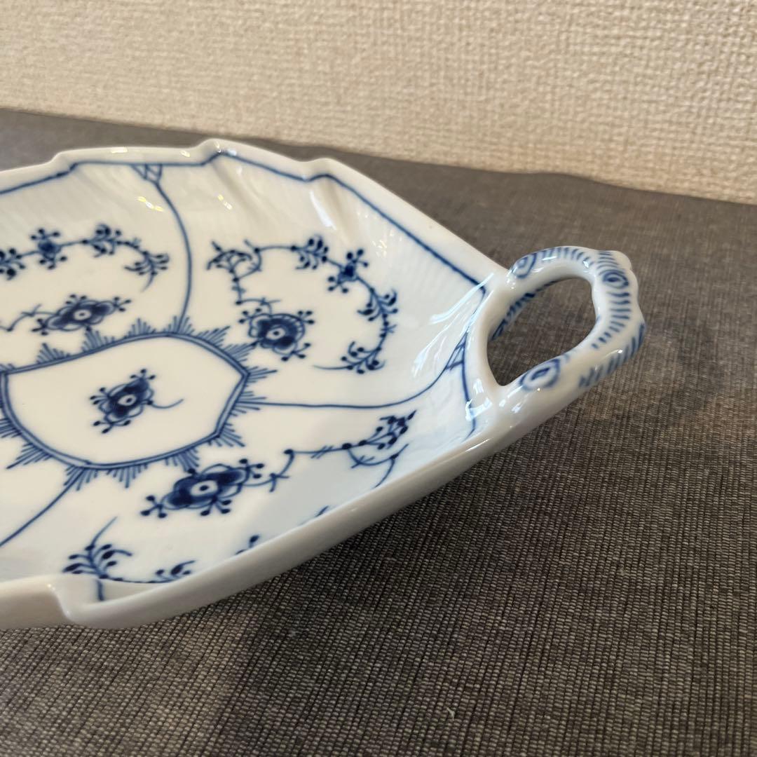 ロイヤル コペンハーゲンブルーフルーテッド リーフディッシュ倉