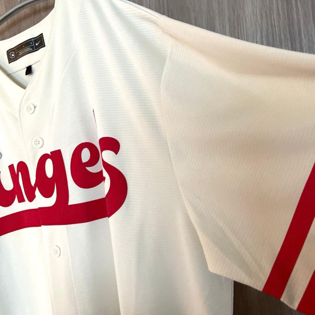 ナイキ　ロスアンゼルスエンジェルス　大谷　半袖ユニフォーム　ワッペン　L　17