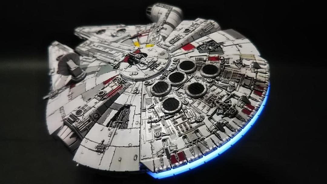 ミレニアムファルコン 電飾改修 完成品 1/350
