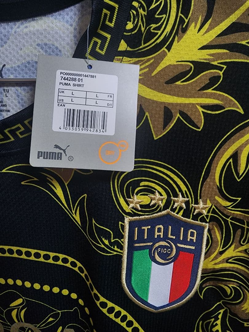 PUMA VERSACE イタリア代表シャツ Lサイズ