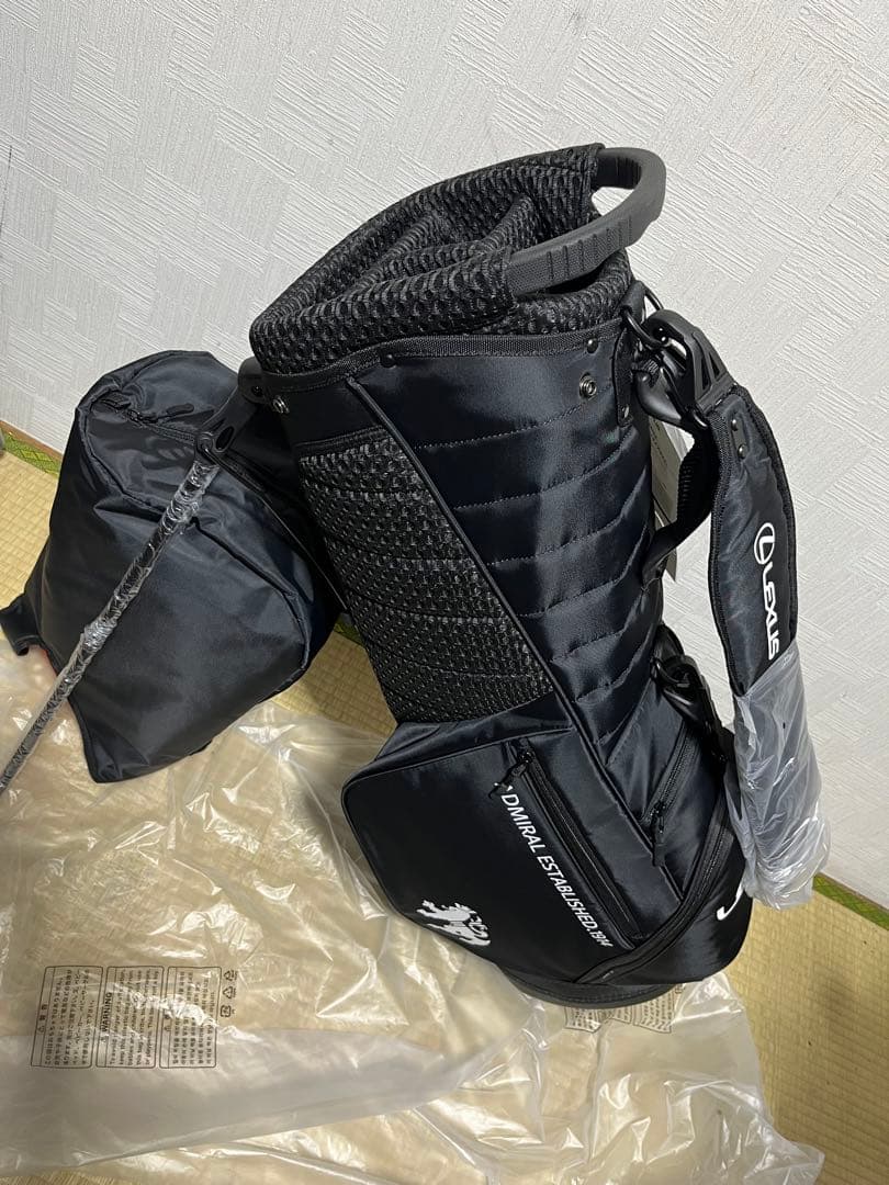 新品！レクサス＆アドミラル　lexus admiral キャディバッグ