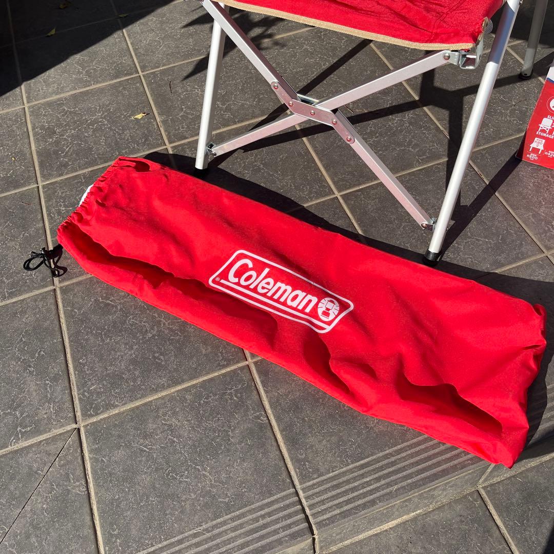 ★希少★Coleman Lay Chair コールマン　レイチェア　レッド①