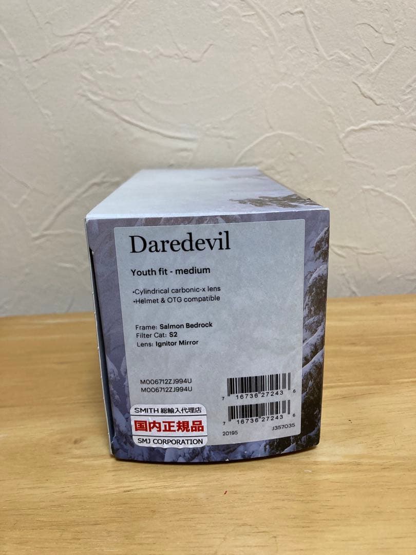 SMITH  GOGGLE DAREDEVILメガネ対応@9000新品