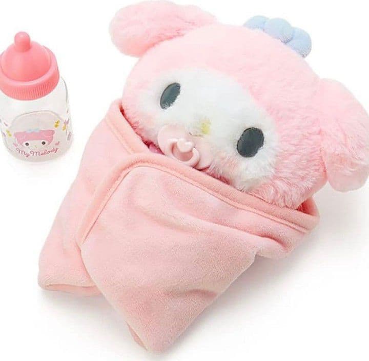 サンリオ　マイメロ　ベビー　ぬいぐるみ　おせわセット