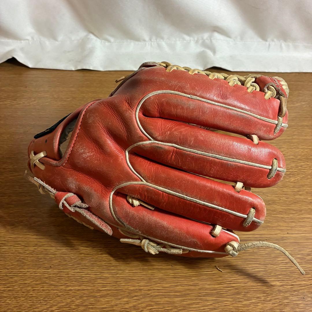 ZETT 一般軟式 グローブ グラブ 内野用 左投げ 良品 日本製 刺繍有り