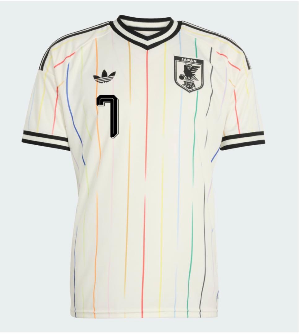 【新品】三笘薫 サッカー日本代表 アウェイ 半袖 レプリカユニフォーム L
