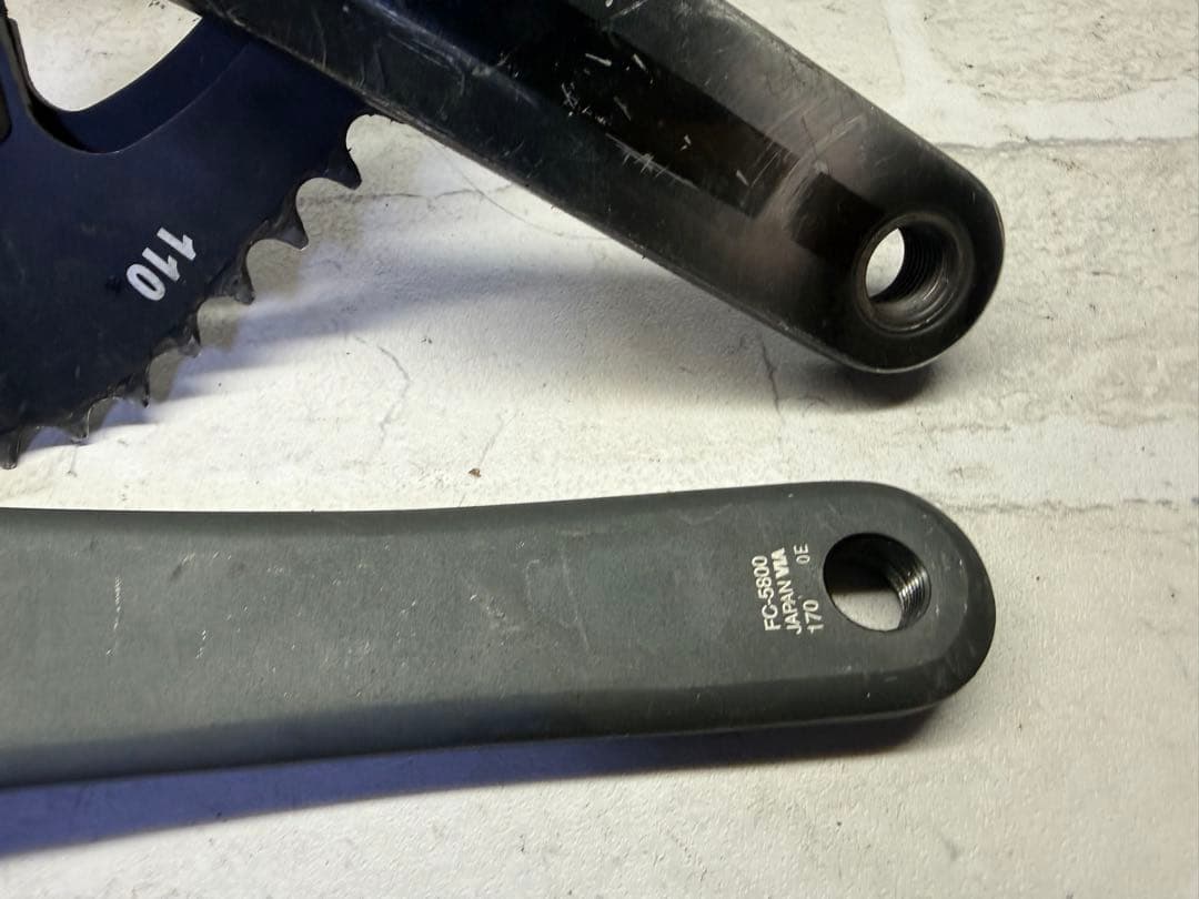 シマノ105 5800 オーシンメトリック　クランクセット