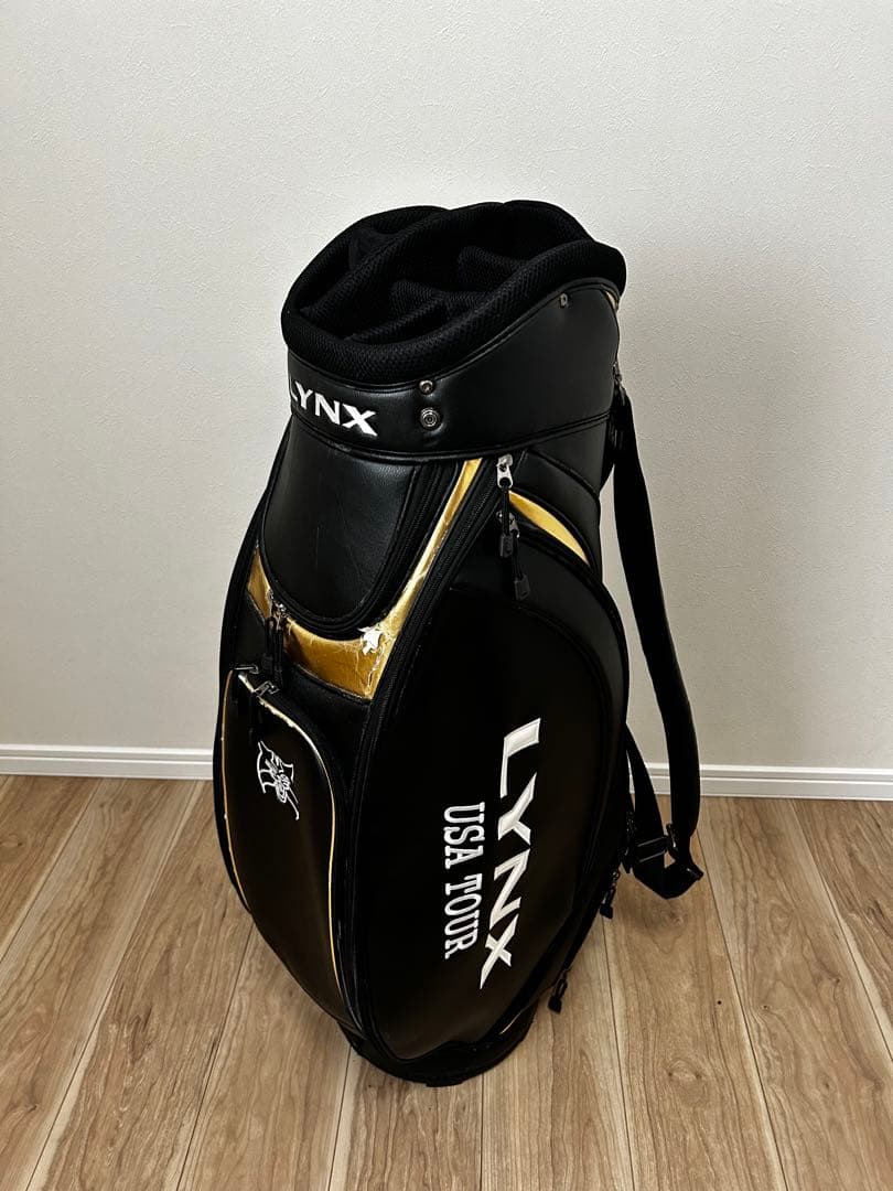 LYNX USA TOUR ゴルフバッグ ブラック