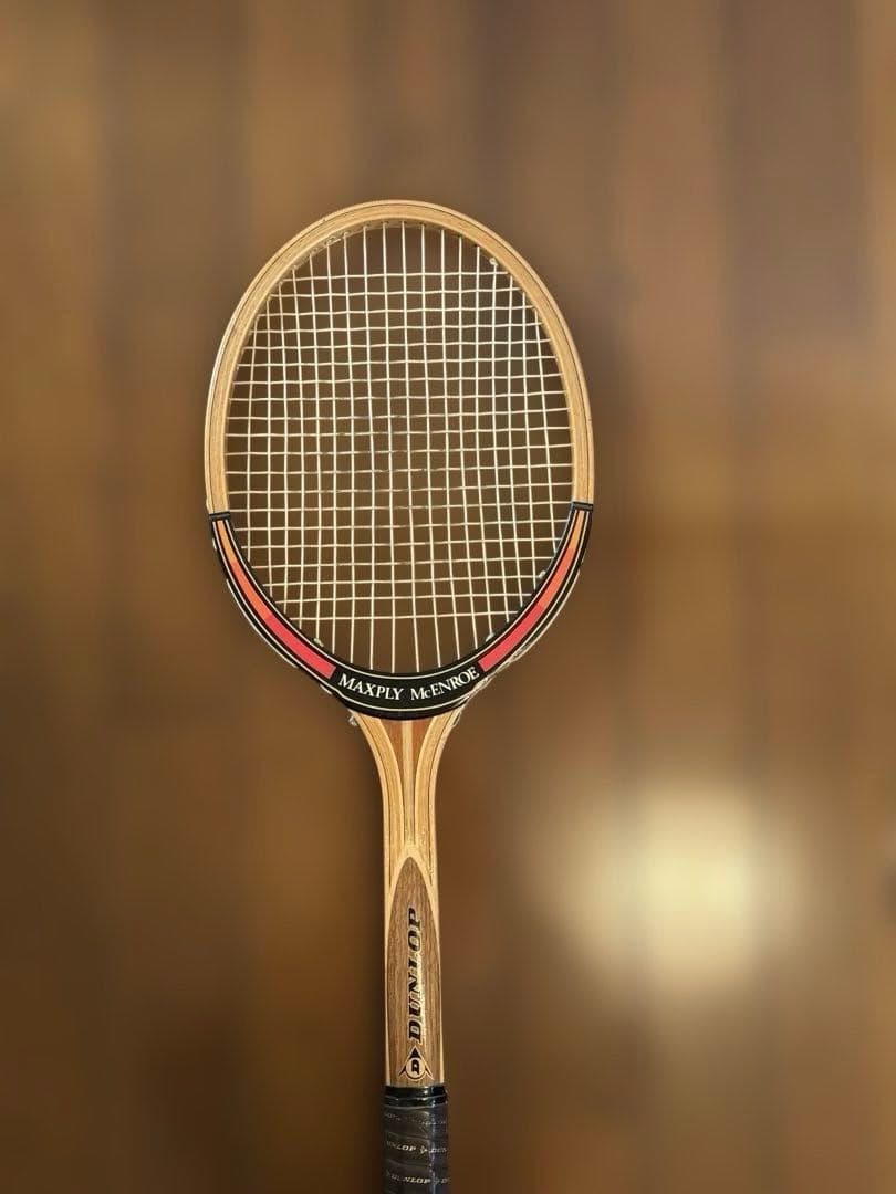 【希少】DUNLOP MAXPLY McENROE 木製テニスラケット