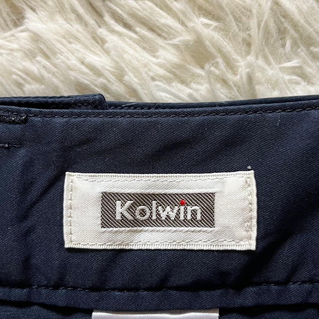 美品 Kelwin ゴルフ プリーツスカート スカート ネイビー 9号 M