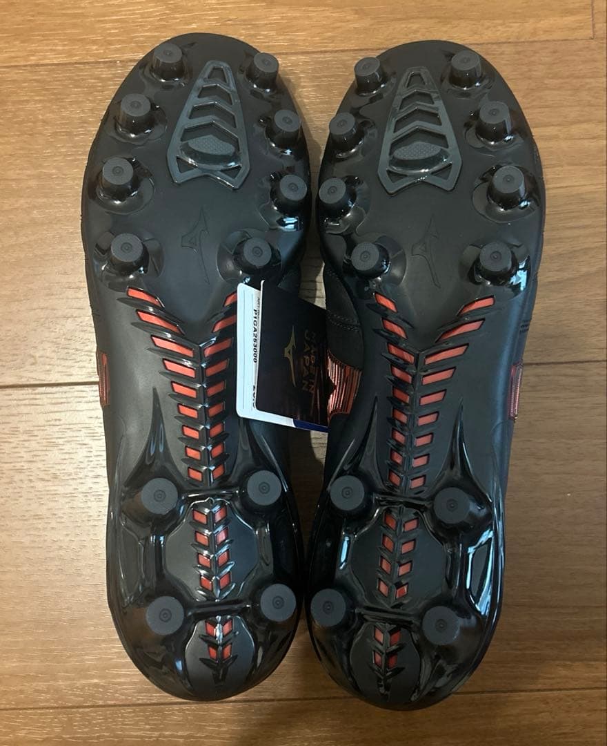 【新品未使用】MIZUNO MORELIA NEO Ⅳ JAPAN ミズノ赤黒①