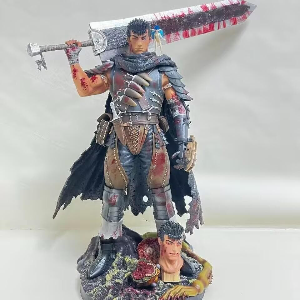 ベルセルク　ガッツ　フィギュア　塗装完成品　32cm