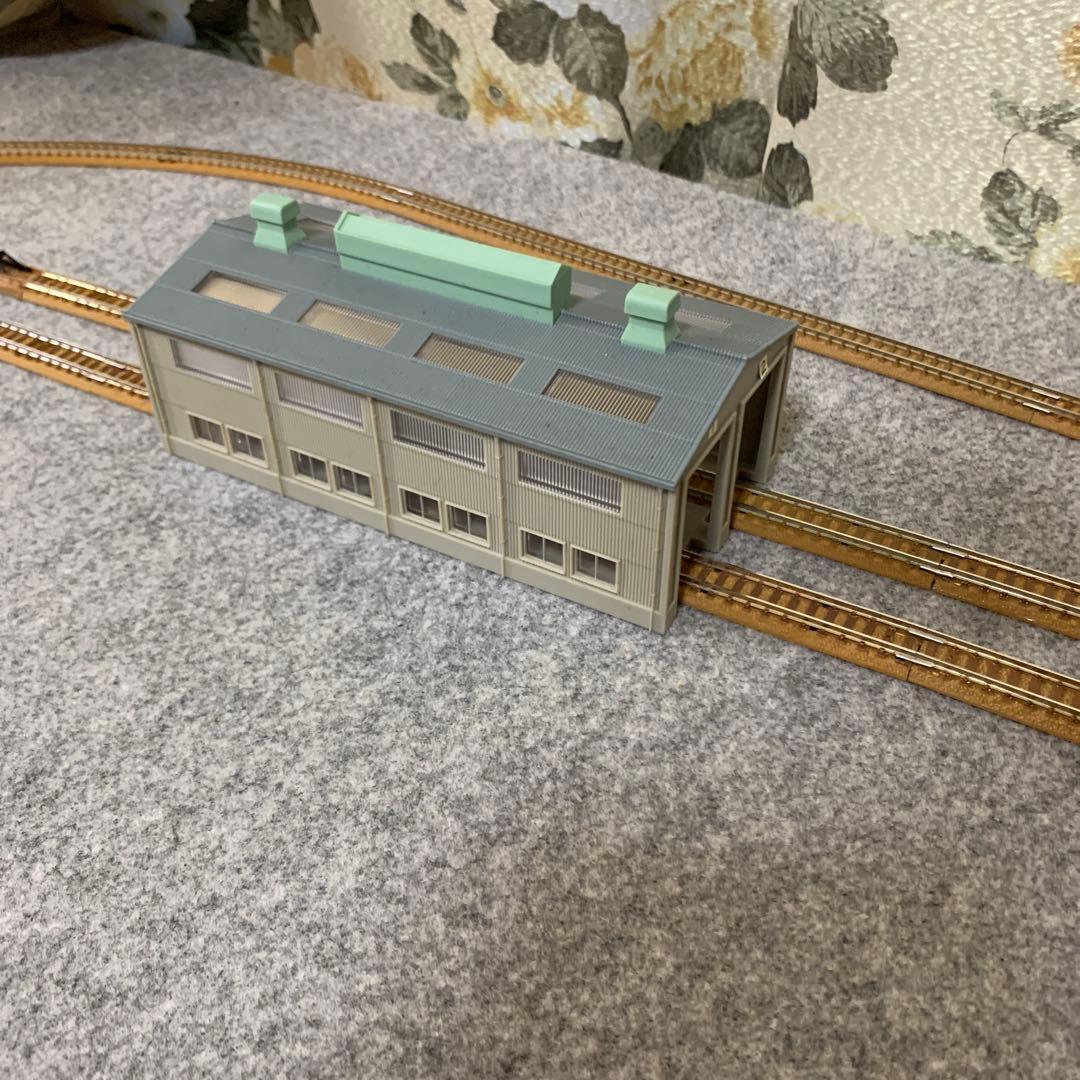 Nゲージ　トミックス製　橋上駅舎と機関庫のあるレイアウトセット！
