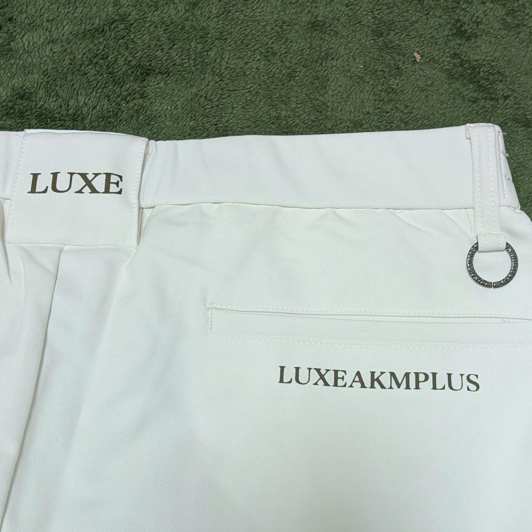 【新品】LUXEAKMPLUS 防風ヘムロゴストレッチロングパンツXLサイズ