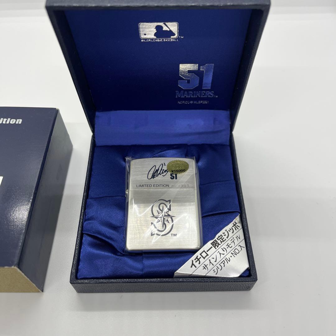 2001年限定版 シアトル・マリナーズ記念品　ICHRO 51 ZIPPO