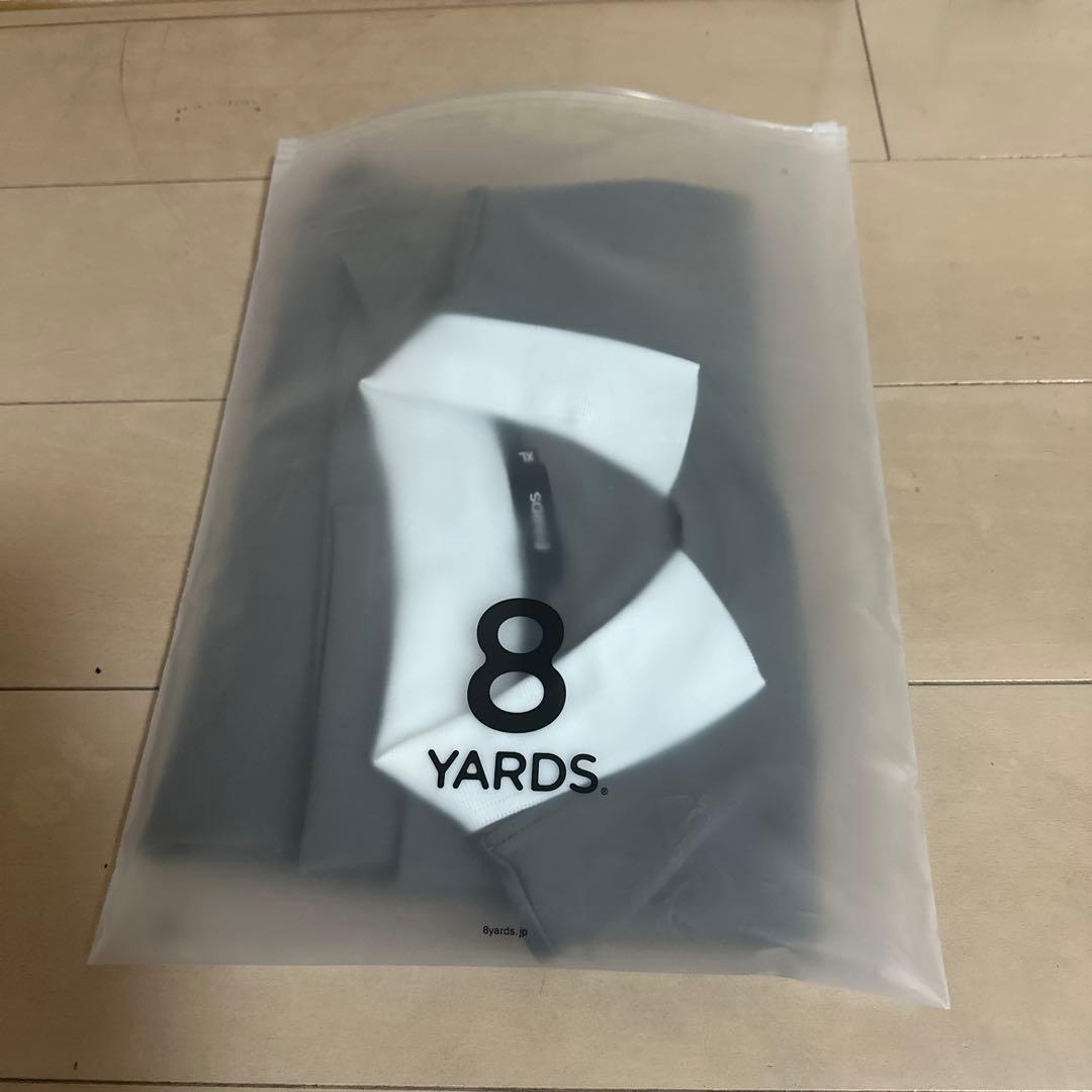 8 YARDS 襟付きプルオーバー☆モカグレー☆XL☆新品未使用☆
