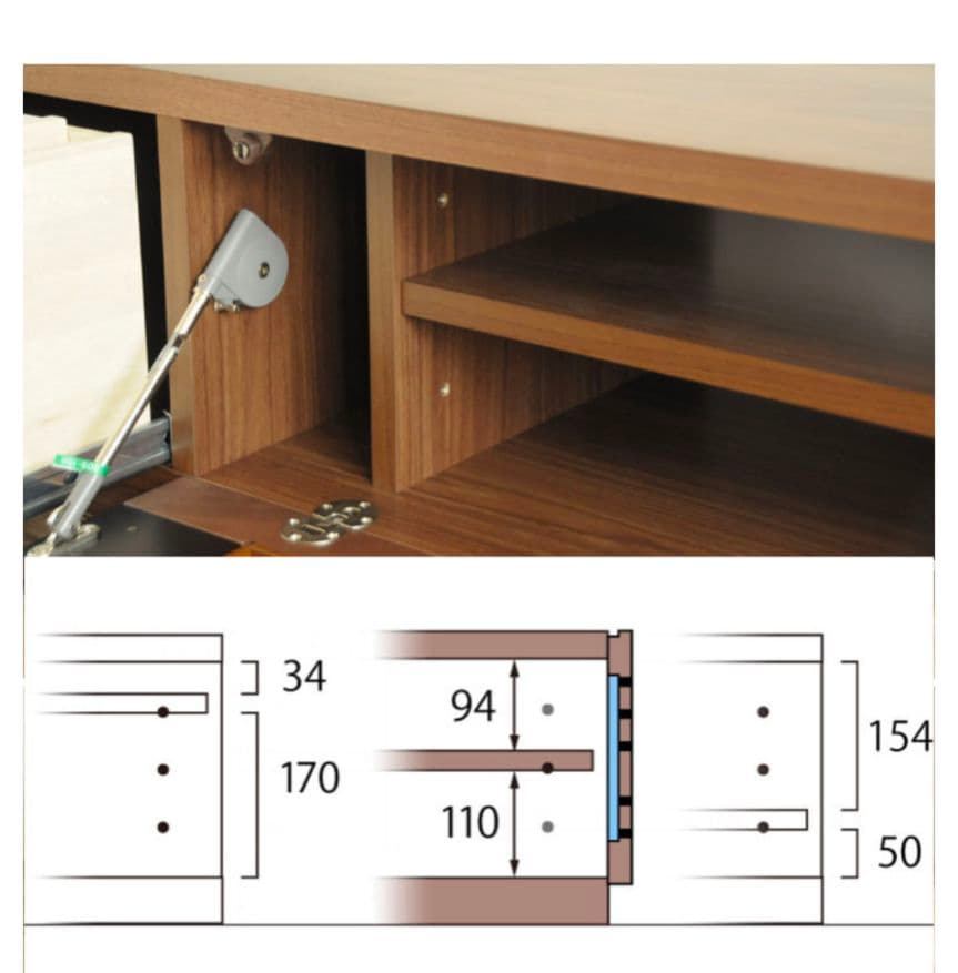 モリタインテリア工業 テレビボード エルバオッジオ 180L