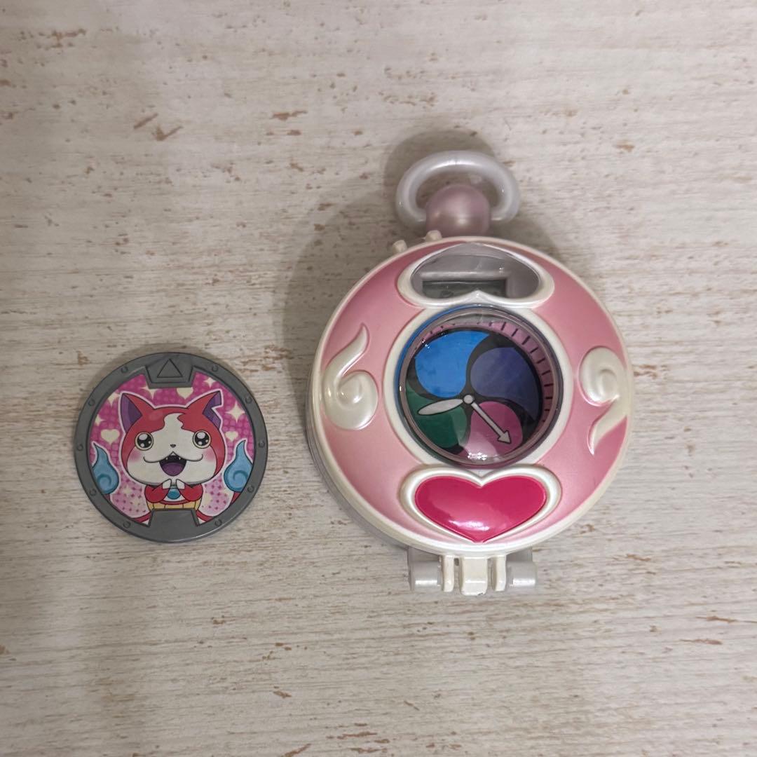 妖怪ウォッチ　ミニチュア　きゃらっち　フミちゃん　メダル付き　バンダイ