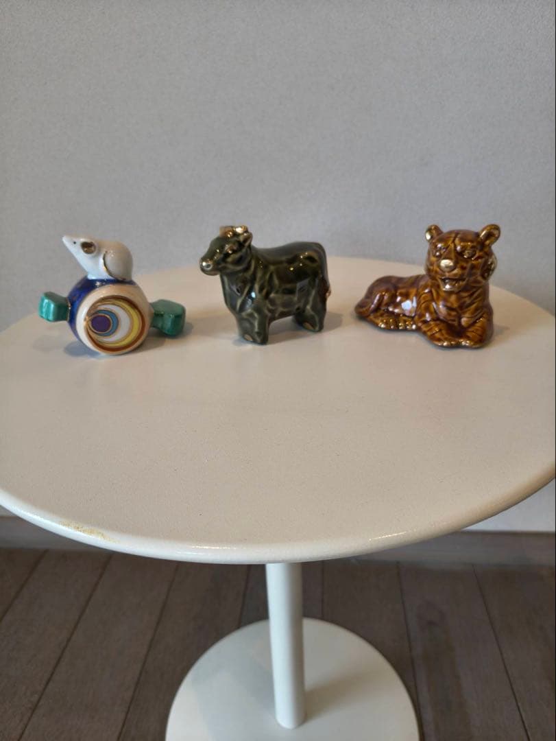 新品　干支　日展作家　十二支セット　飾り棚　ケース付き
