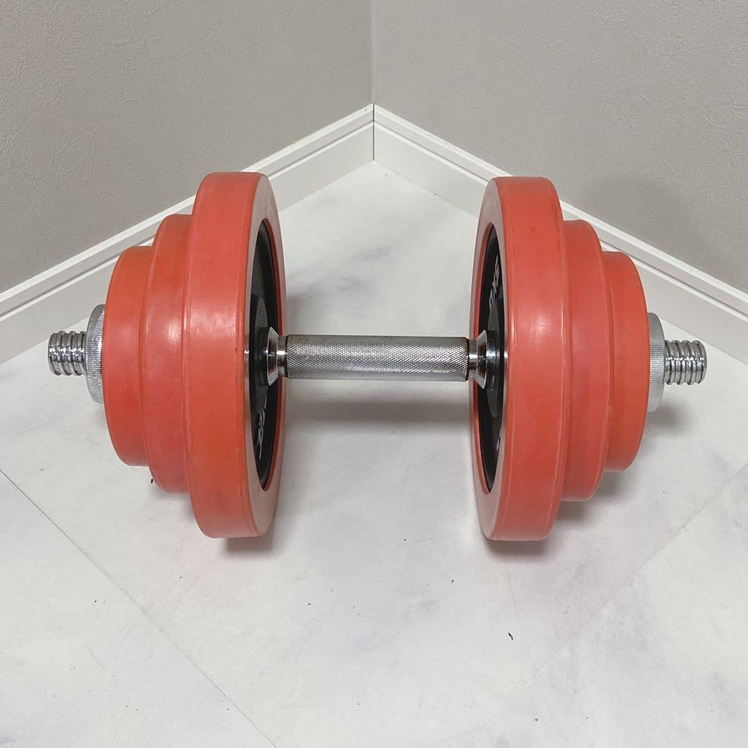 IROTEC ラバーダンベル20kg 極美品 可変式 ダンベル　1/2