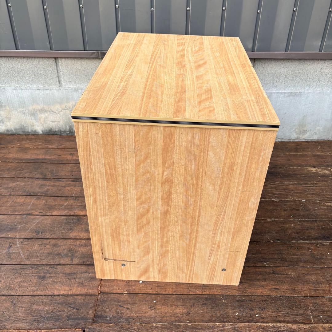 昭和レトロ レトロポップ 木製チェスト 丸金具 3段 古家具 古道具 ビンテージ