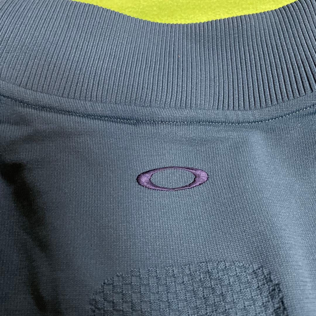 オークリー　メンズゴルフハーフジップトレーナー　2XL 紺色