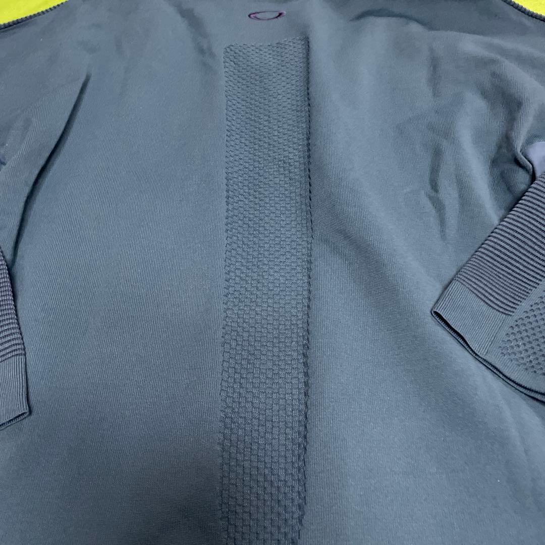 オークリー　メンズゴルフハーフジップトレーナー　2XL 紺色