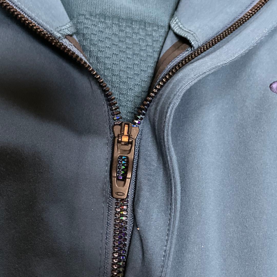 オークリー　メンズゴルフハーフジップトレーナー　2XL 紺色