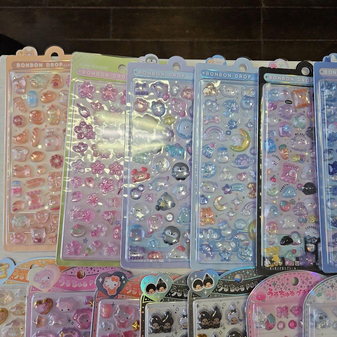 正規品❗ボンボンドロップシール、うるちゅるシールなど シール40セット✨