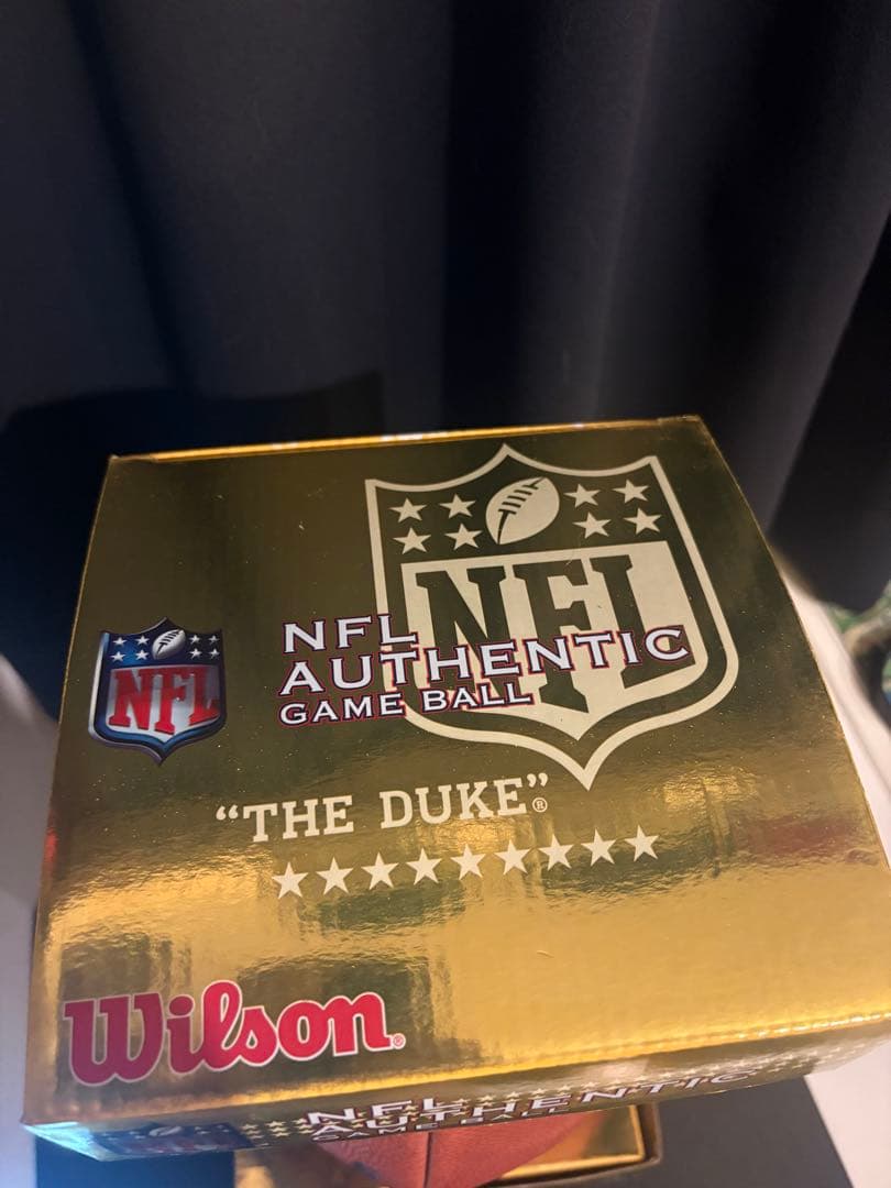 【希少】Wilson NFL公式試合球 \"The Duke\" 箱付き 未使用品