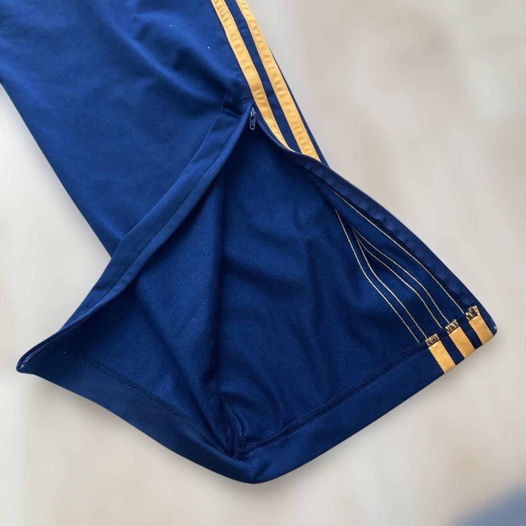 希少カラーオレンジGOLDトレフォイル×adidasオリジナルストラックパンツL