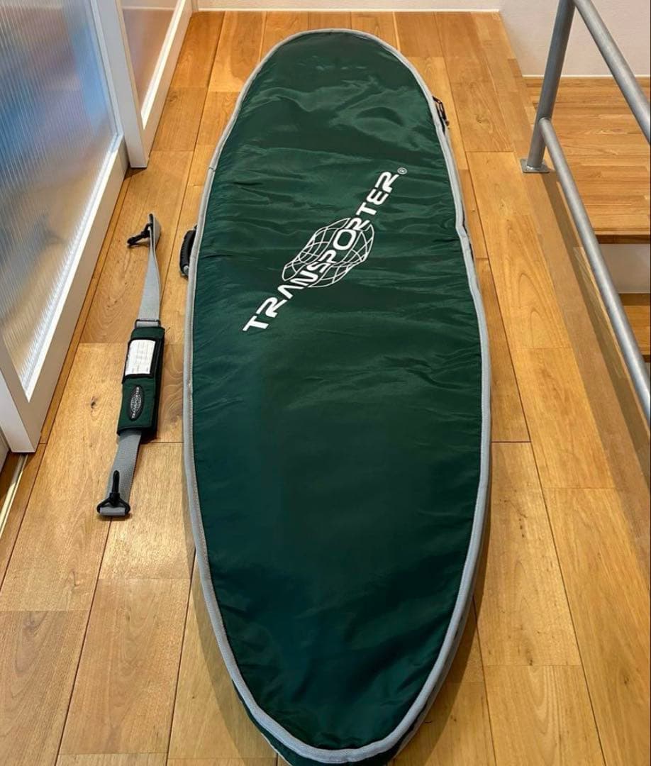 TRANSPORTER サーフボードケース 6'4 L緑