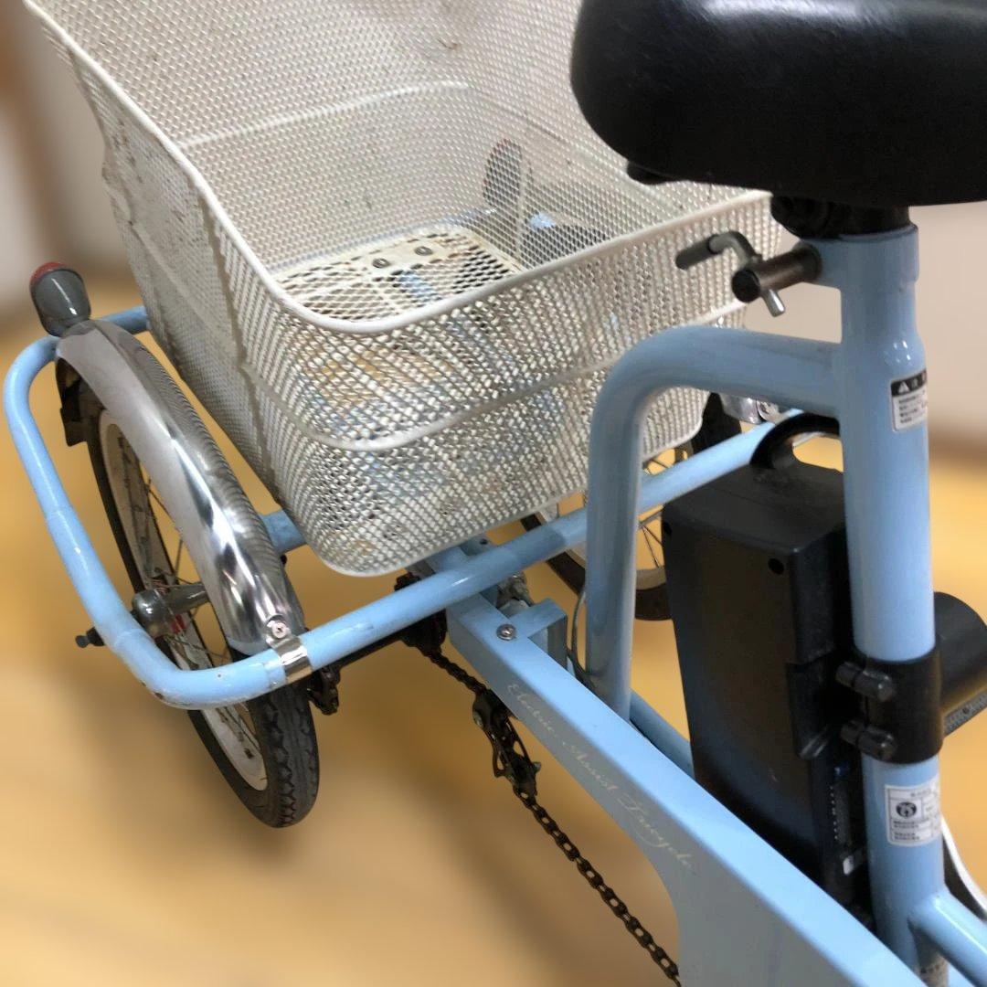 電動アシスト三輪自転車 ミムゴ MG-TRM20EB カゴ付き 260405-2