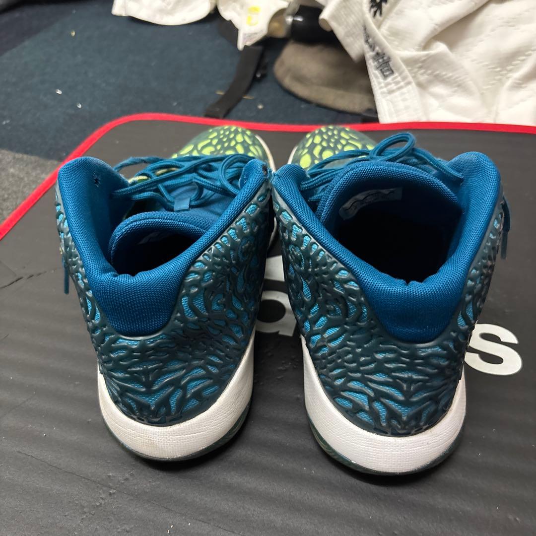 Jordan バスケットシューズ 青緑 ハイカット