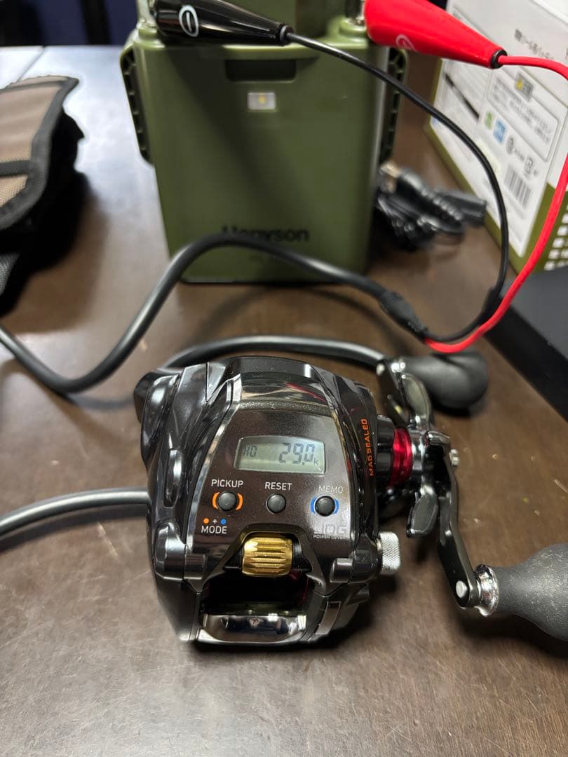 ダイワ20シーボーグ200J-DH+ハピソン電動リール用バッテリーYQ-105