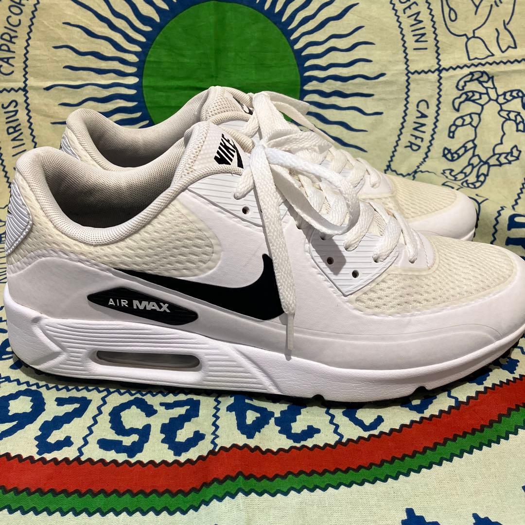 極美品！Nike エアマックス90G ゴルフシューズ　　ホワイト　26cm
