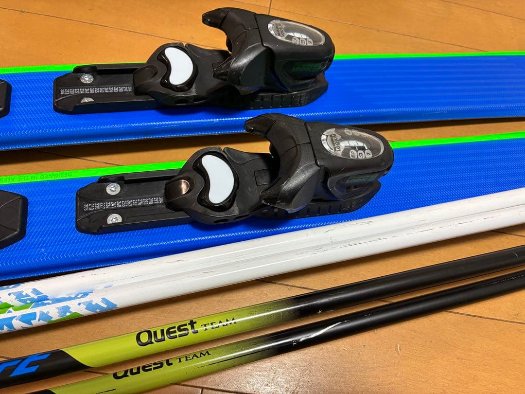 美品140cm ROSSIGNOL スキーセット　靴24or25cm