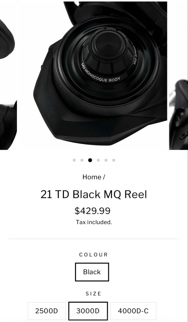 DAIWA 21 TD BLACK MQ 3000D 海外モデル　セルテート
