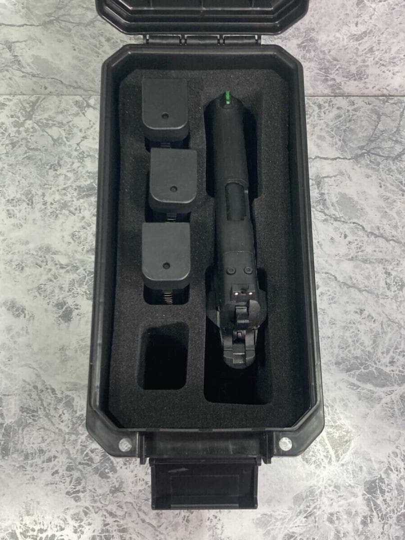エアガン 収納ボックス/ガンケース　ハンドガン1丁/マガジン4個収納」jo-db